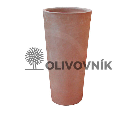 Terakota - květináč - PLAIN TALL POT - Itálie